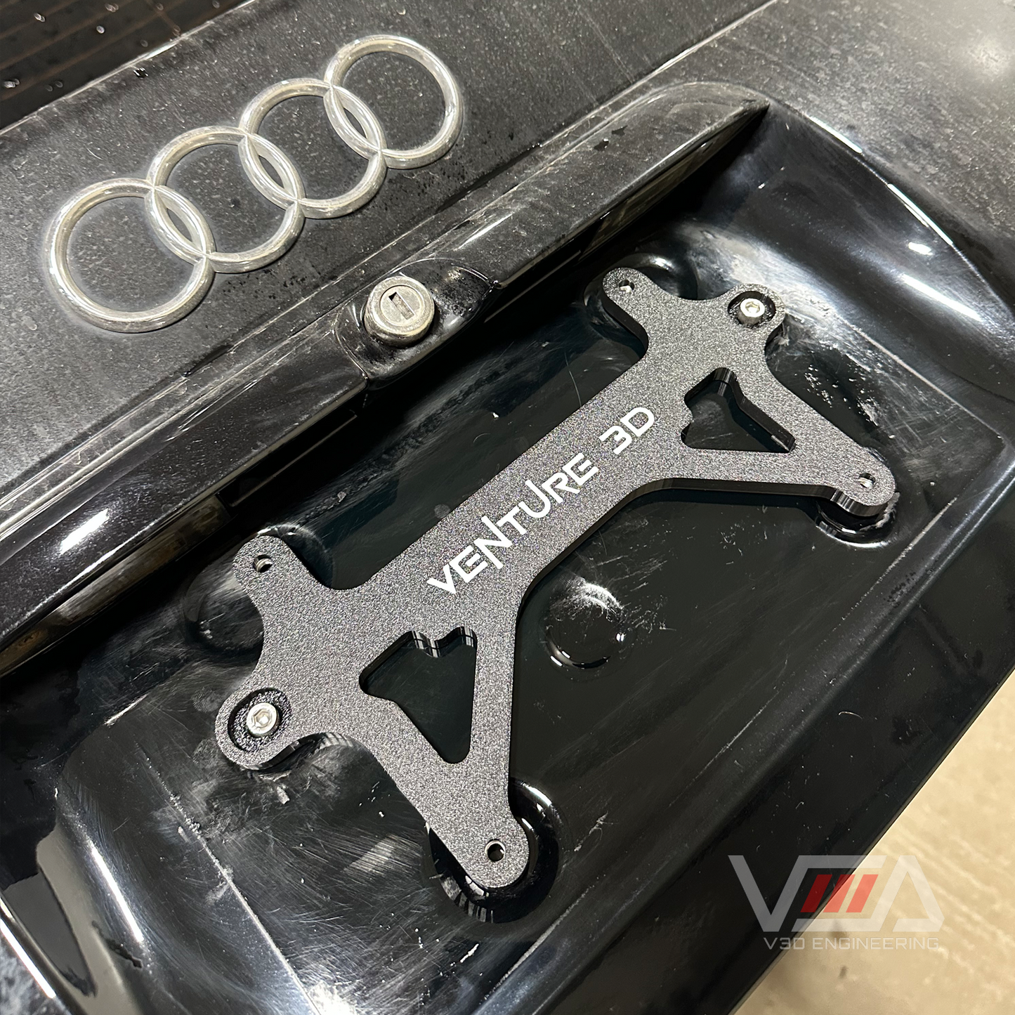 Audi Rear License Plate Mounting Bracket