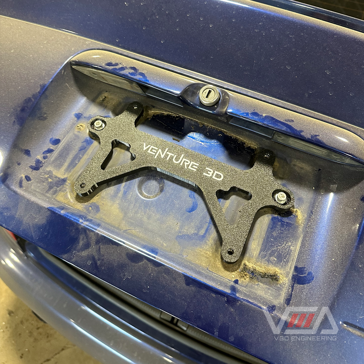 Audi Rear License Plate Mounting Bracket
