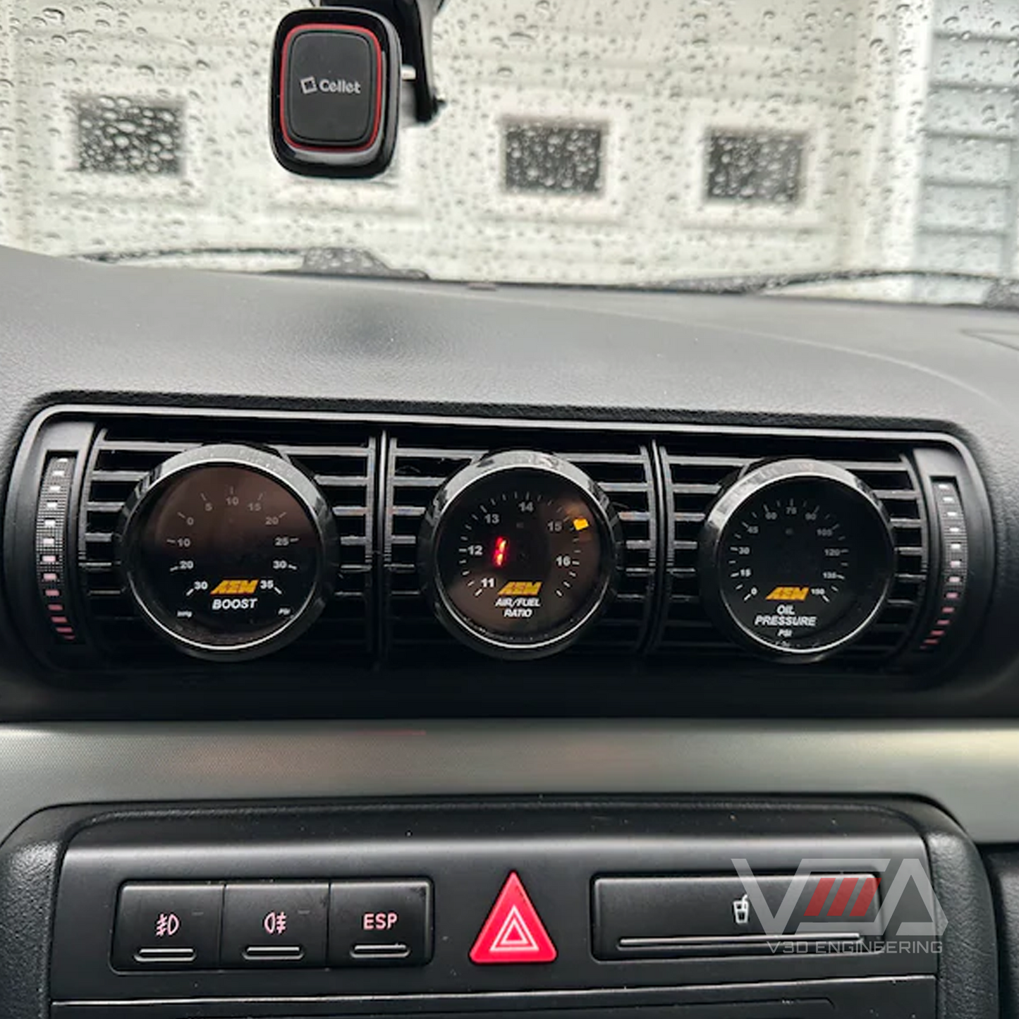 Audi B5 A4/S4 Center Vent Pod for AEM Gauges