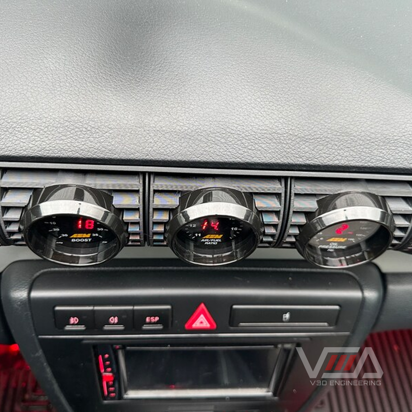 Audi B5 A4/S4 Center Vent Pod for AEM Gauges